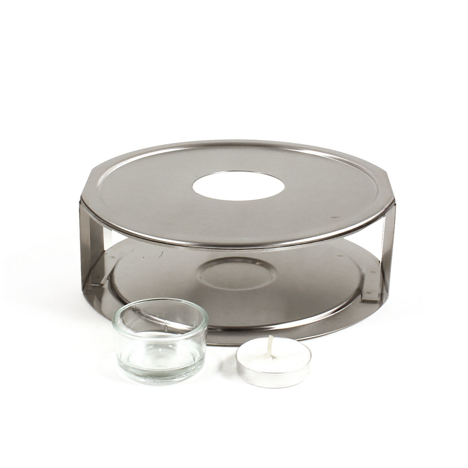 Edelstahlstövchen von Jenaer Glas