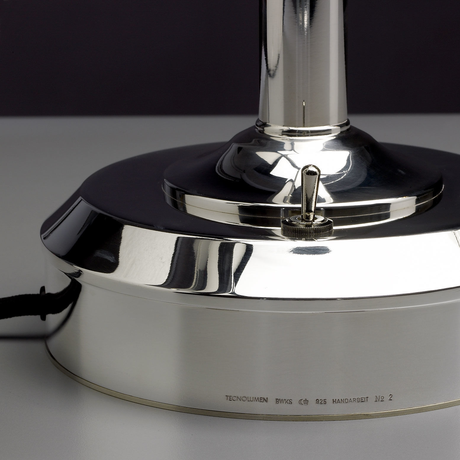 limitierte Auflage der Schreibtischleuchte EB27 Sterling Silber (limitierte Edition) von Eduard-Wilfrid Buquet 