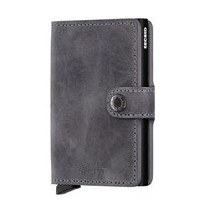 Stil: Vintage Grey-Black Secrid Miniwallet