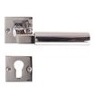 Gropius Türdrücker mit Metallgriff - Messing