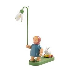 Blumenkinder - Mädchen mit Schneeglöckchen