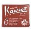 Kaweco Tintenpatronen 6er-Pack rubinrot