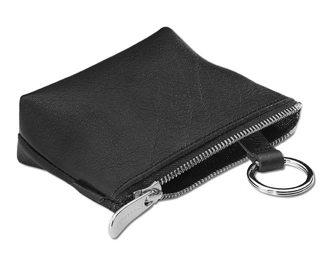 Schlüsseletui Leder Schwarz