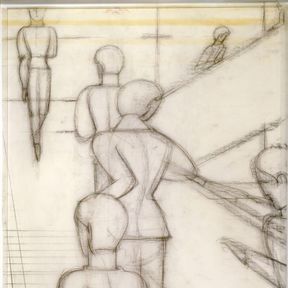 Bauhaustreppe, Autor: Oskar Schlemmer