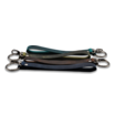Schlüsselbänder mit Karabiner und Ring in Rindleder gewachst 20cm 