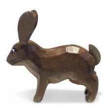 Osterhase HOPPEL - Reifentier aus Holz