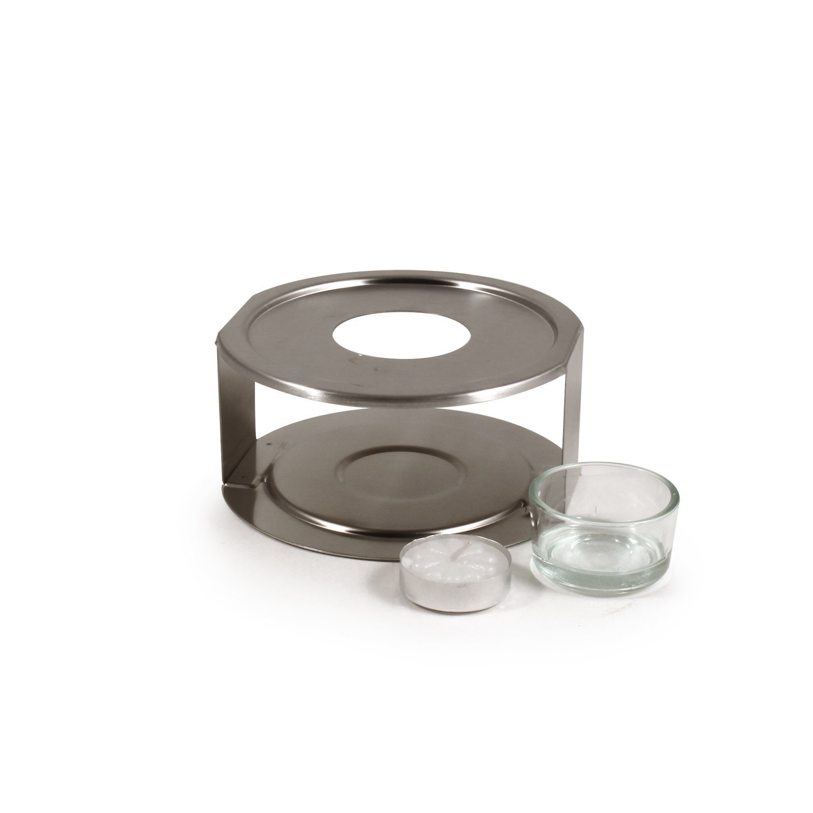 Edelstahlstövchen von Jenaer Glas