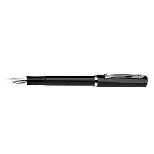 Füllfederhalter Optima schwarz - Patrone/Konverter