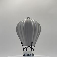 LED Heißluftballon Berliner Skyline