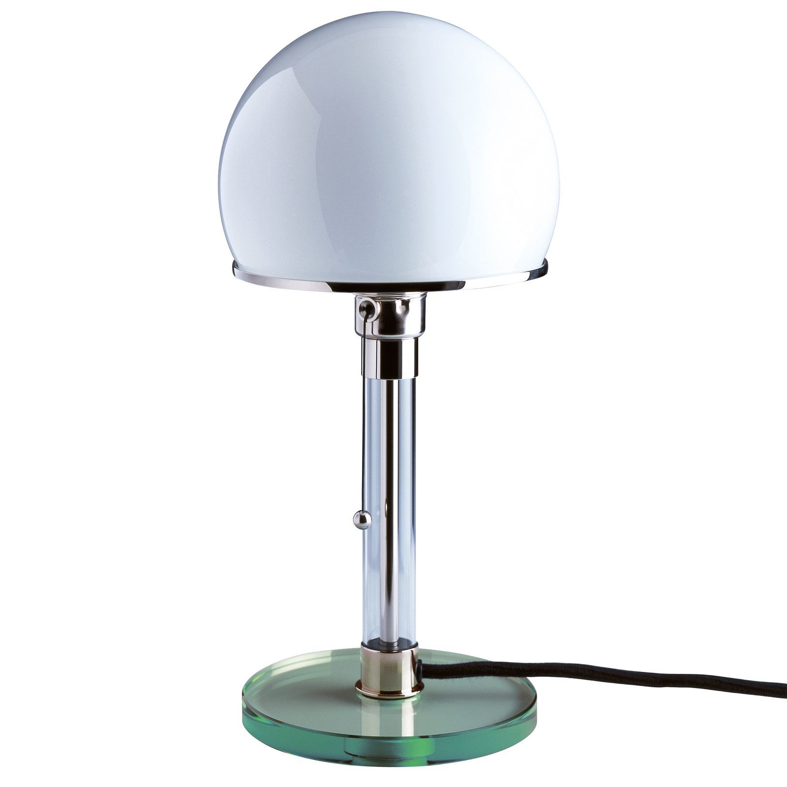 Wagenfeld Tischleuchte von Tecnolumen mit Glasfuß