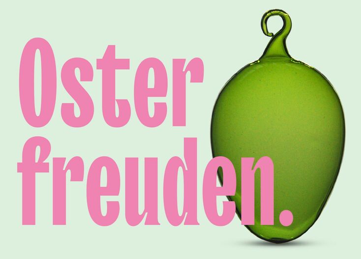  Für das Osterkörbchen, gedeckten Tisch mit Freunden und Familie 