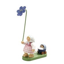 Blumenkinder - Mädchenmit Veilchen