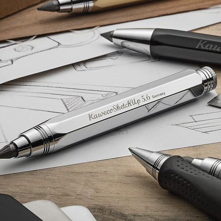 Kaweco SKETCH UP Fallbleistift Chrom und schwarz
