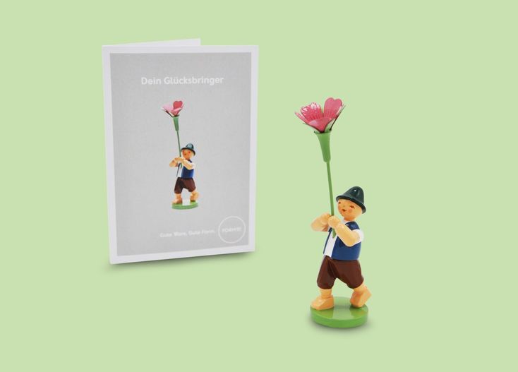  Bestandteile: Blumenkind von Wendt & Kühn Geschenkverpackung handgeschriebene Grußkarte 