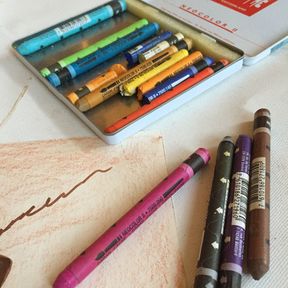Der Klassiker, Wachsmalstift von Caran d'Ache