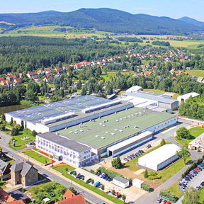Frottanas Firmenstandort von oben